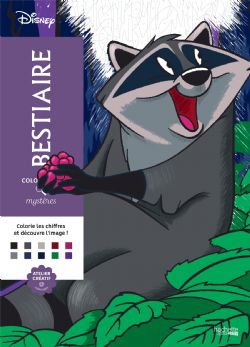 COLORIAGES MYSTÈRES DISNEY - BESTIAIRE (LIVRE DE COLORIAGE PAR NUMÉROS)
